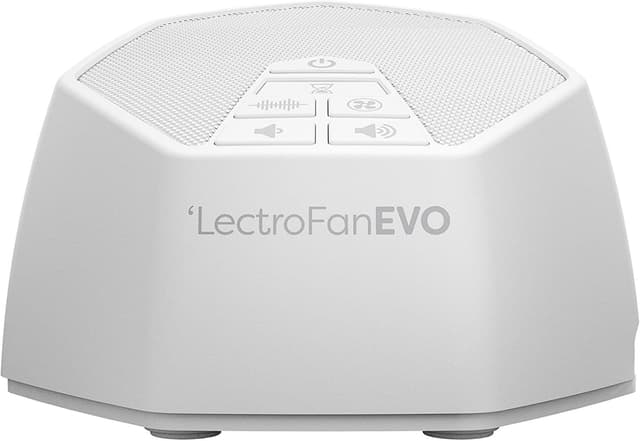 LectroFan EVO white noise machine in white