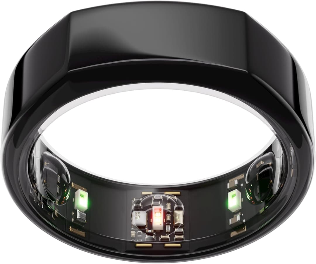 Oura Ring Gen 3 smart ring sleep tracker on white background