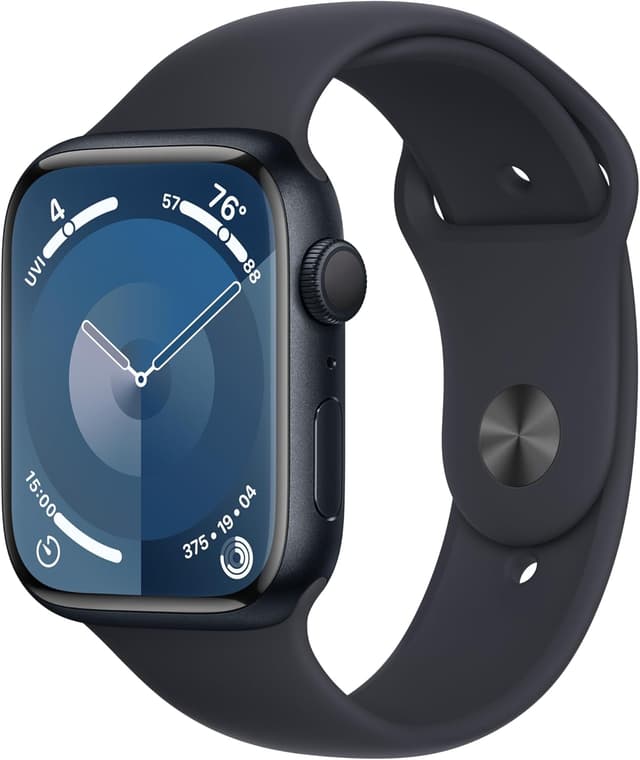Apple Watch Series 9 with midnight aluminum case
